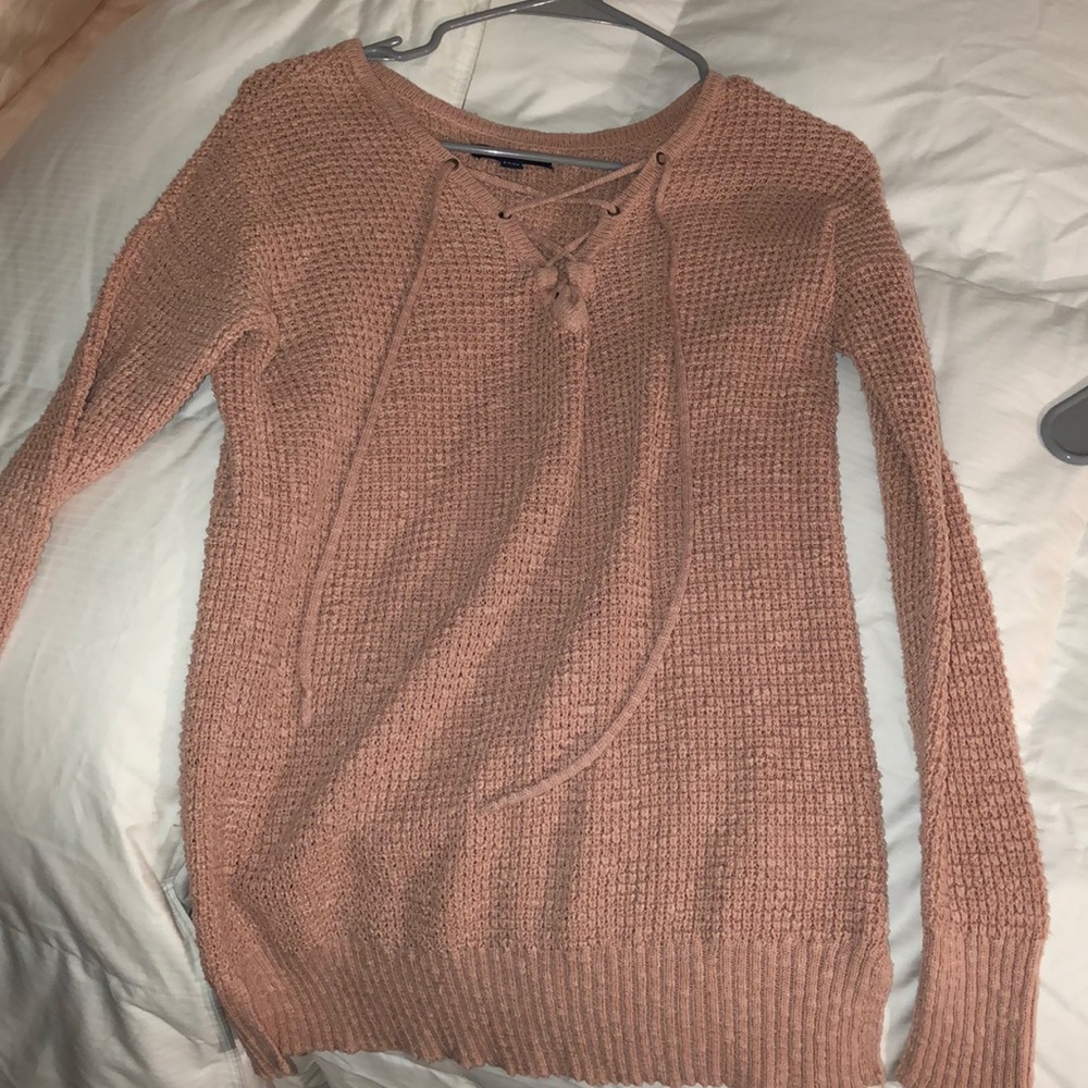 Light pink knit sweater